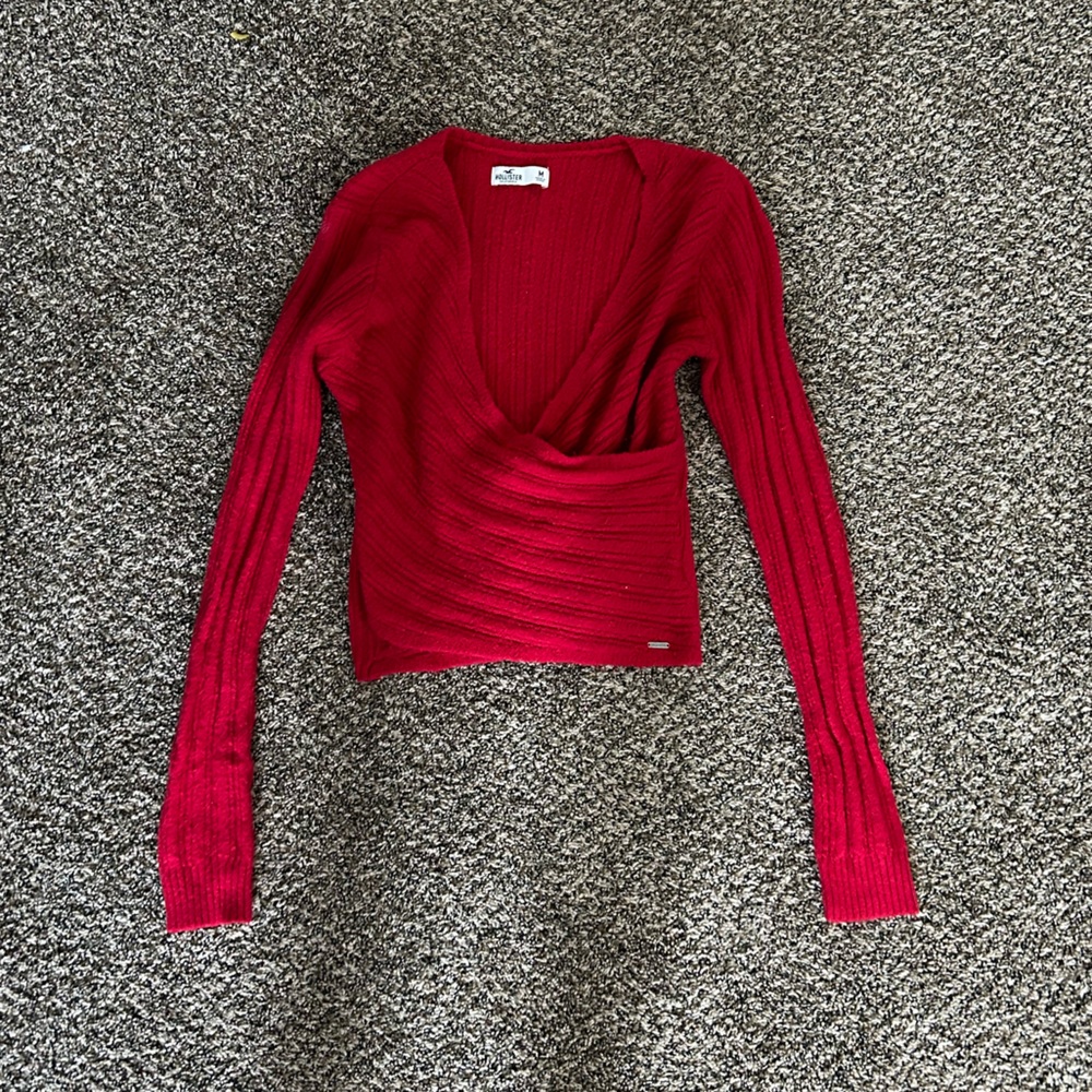 Red Hollister Sweater